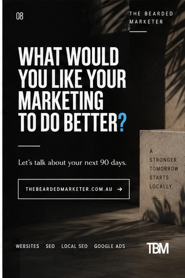 The Bearded Marketer panel asking what you would like your marketing to do better